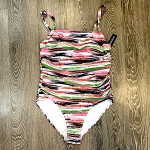 NWT - Catherine Malandrino One piece bathing suit- Size Large